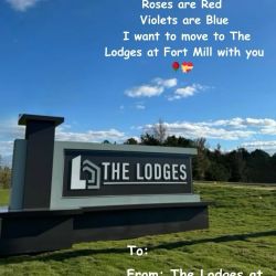 Send this to someone you want to move to Lodges at Fort Mill with💌💘