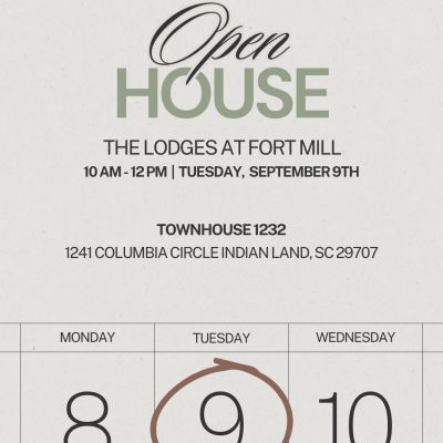 📣 North and South Carolina Realtors, this one’s for you!

Join us next Tuesday from 10 AM – 12 PM for an exclusive open house at our beautiful property, The Lodges at Fort Mill. ✨

✔️ Tour the beautifully designed space
✔️ Enjoy light refreshments
✔️ Network with fellow industry pros
✔️ Enter our giveaway + learn about a special realtor referral bonus

Bring your team and come see what’s next in Fort Mill living—we can’t wait to welcome you! 🏡

#fortmillsc #screaltor #ncrealtor #fortmillproperty