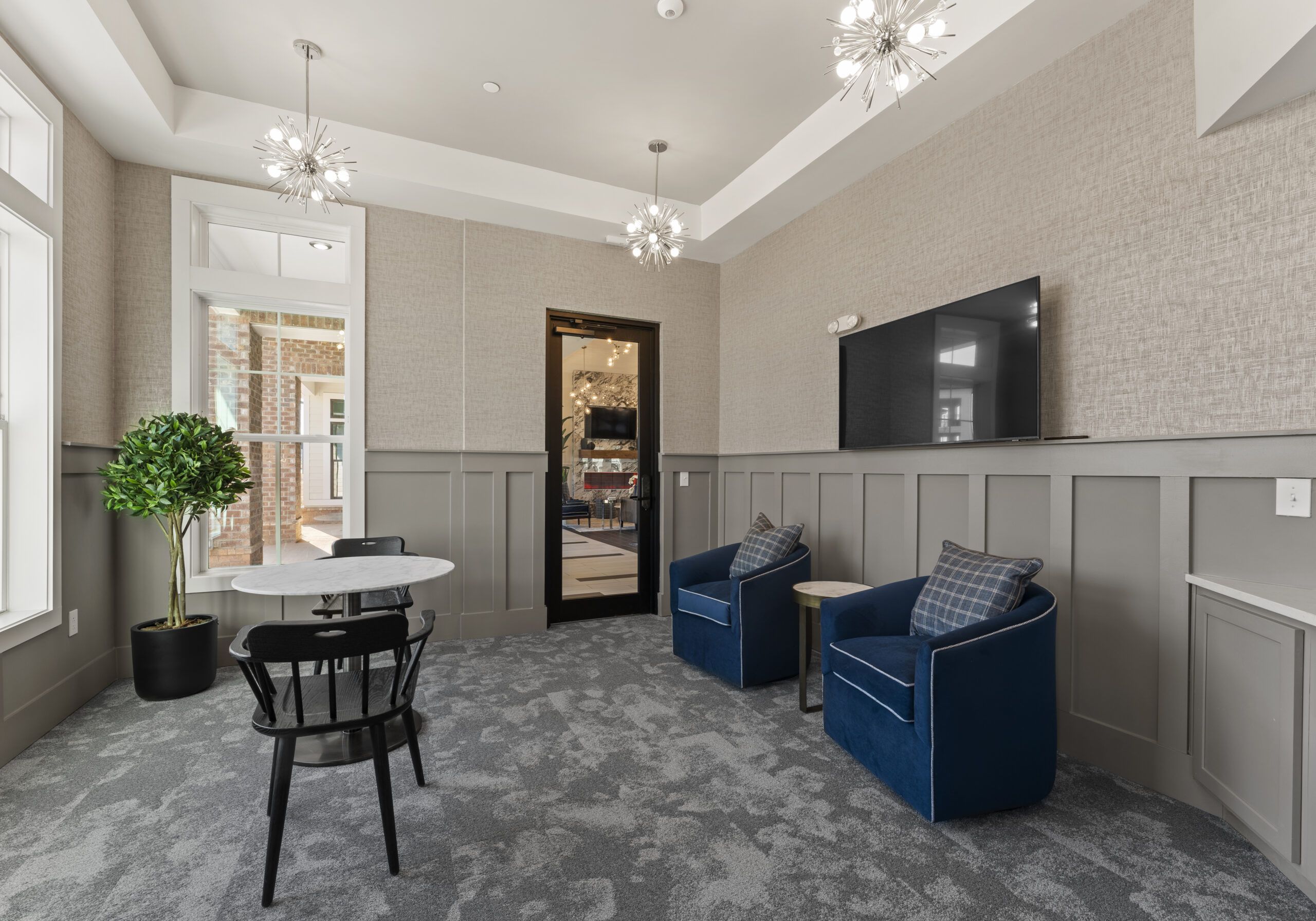 Business center at The Lodges at Fort Mill.