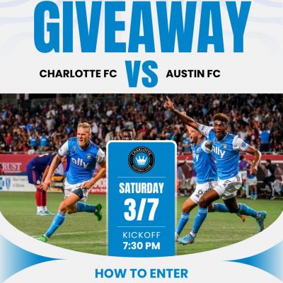 GIVEAWAY TIME! ⚽️

Lodges residents - we’re giving away field-level luxury Gallery suite tickets to the Charlotte FC Home Opener this Saturday, March 7 at 7:30 PM! 🔥

🏆 Each winner will receive one pair of tickets (2 tickets total) to the match!

Here’s how to enter:
1️⃣ Post your “game day crew” on your Instagram Story
2️⃣ Tag @lodgesfortmill and @northwoodravin
3️⃣ Make sure you’re following us to enter
🎉 Winners will be announced Friday morning and contacted via Instagram DM!

Open to current Northwood Ravin residents of participating Charlotte-area communities only. Three winning properties will each be awarded one (1) pair of transferred tickets to the Charlotte FC Home Opener on Saturday, March 7 at 7:30 PM. Winners will be verified through our resident database and notified via DM. Prize is not redeemable for cash or other substitutions.