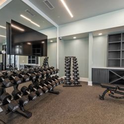 Transform your workout routine without leaving home! 💪 Our state of the art fitness center has everything you need to stay fit and motivated. 
#northwoodravin #fortmillsc #fitness #luxuryrentalhomes