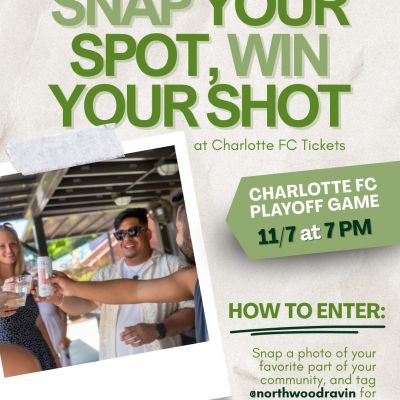 📸 Show Your View & Score Charlotte FC Tickets! ⚽️

Your favorite spot at The Lodges at Fort Mill could send you to the match! 💙

Here’s how to enter:
1️⃣ Snap a photo of your favorite part of life at The Lodges of Fort Mill - think your go-to hangout, a stunning view, or your favorite amenity.
2️⃣ Post it to your Instagram Story.
3️⃣ Tag @northwoodravin and @lodgesfortmill so we can see your entry.

Winners will be selected Friday morning, so get those photos in and show off what makes your community feel like home! 🏡⚽️