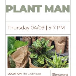New season, new plant babies. 🪴🌻
We are so excited to have @theplantmanclt back at the clubhouse tomorrow! Stop by between 5:00 PM and 7:00 PM to shop his beautiful collection and get your home spring-ready. See you there! ✌️