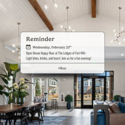 Calling all realtors!📣

We’re hosting an Open House Happy Hour on Wednesday, February 25th from 5–8 PM! Come tour our beautiful 3-bedroom townhome, enjoy light bites and drinks, and learn more about everything our community has to offer.

✨ Great opportunity to connect, network, and see why your clients will love it here!

Comment “TOWNHOUSE” below for more details and the RSVP link!