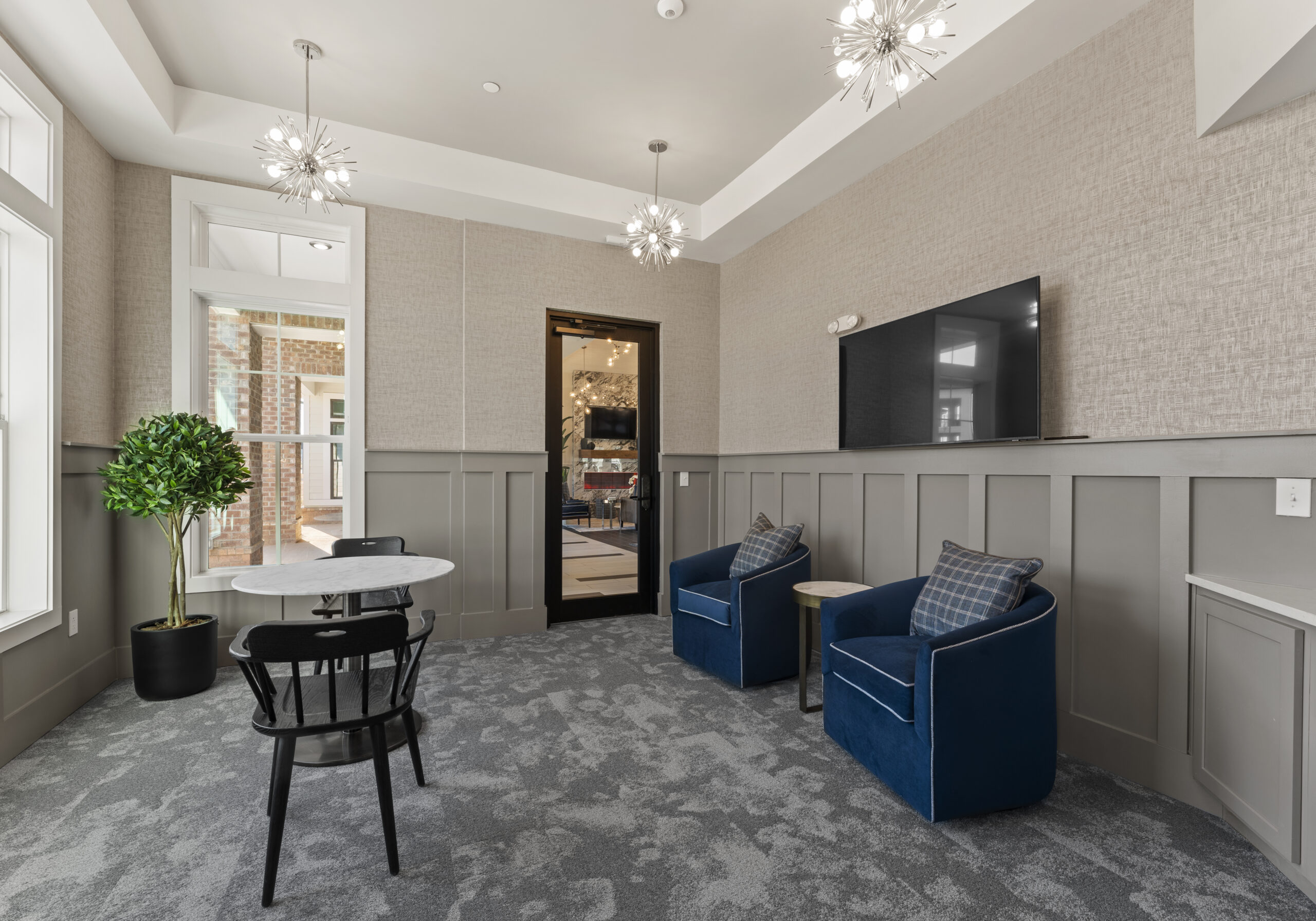 Business center at The Lodges at Fort Mill.